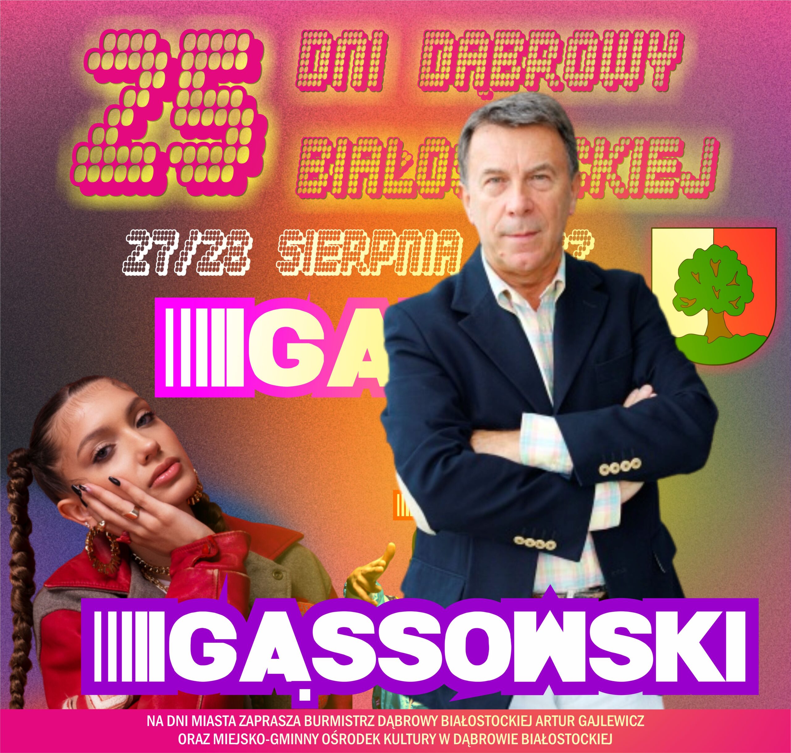 Plakat zapowiadający - Gąssowski