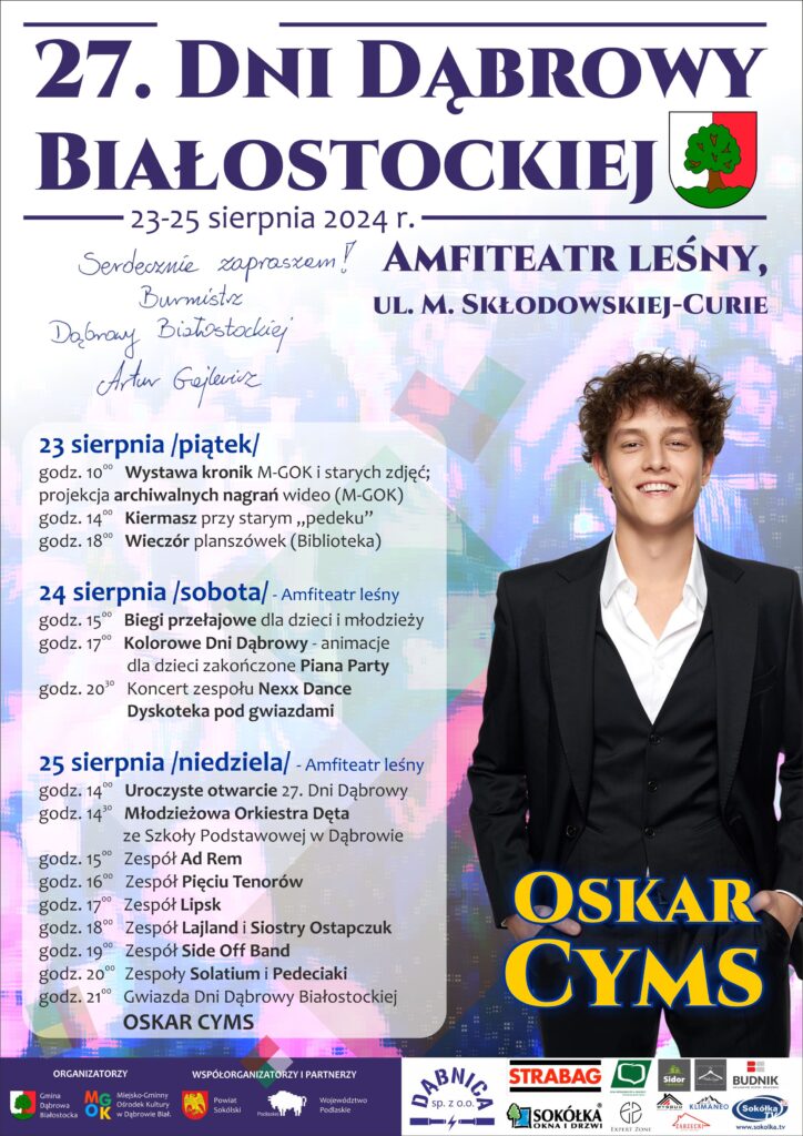 plakat dni dabrowy 2024