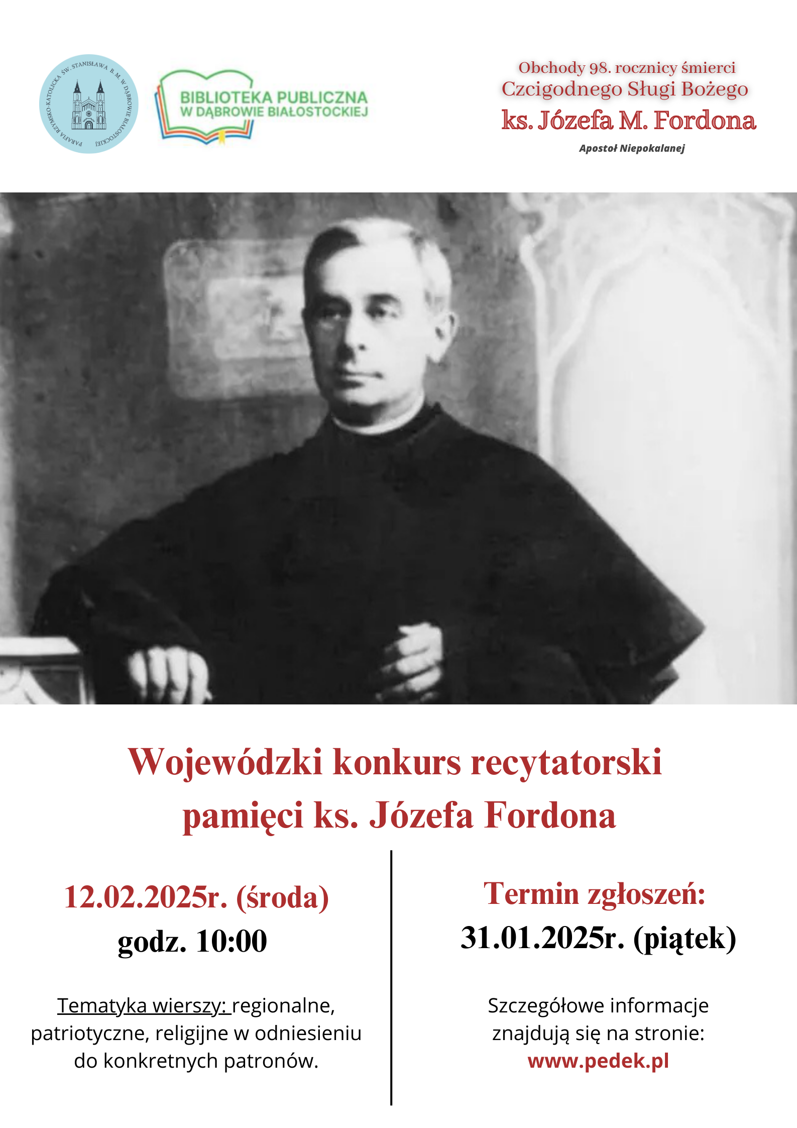 konkurs recytatorski pamięci ks. Józefa Fordona(3)