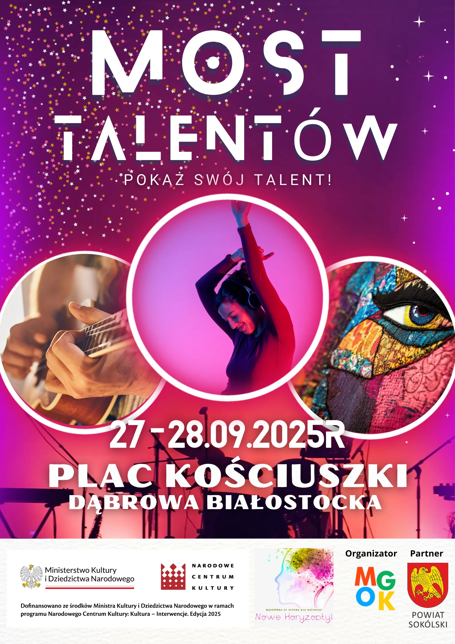 Plakat most talentów
