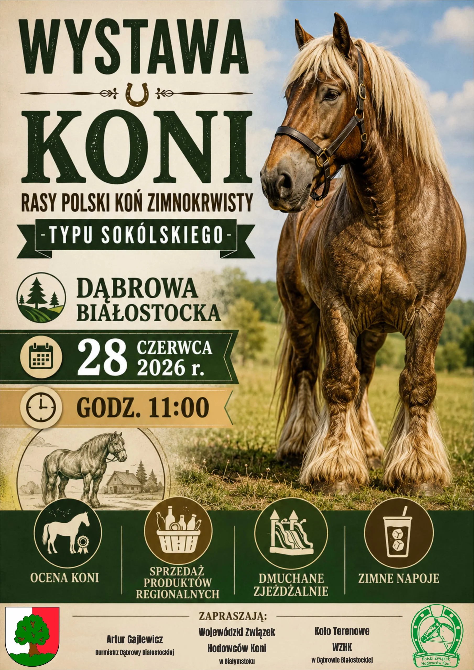 Plakat konie 2026